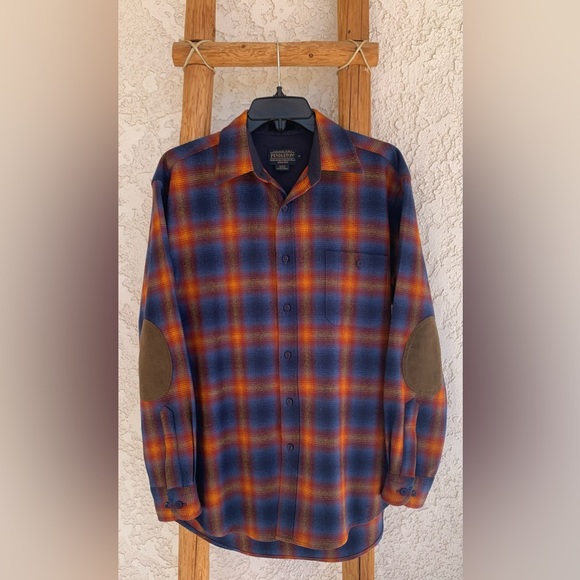 PENDLETON MEN'S PLAID ELBOW-PATCH TRAIL SHIRT / BRAND NEW - Picture 6 of 6